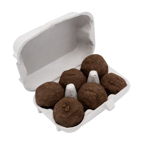 Eierkarton mit 6 Samenkugeln - Bild 3